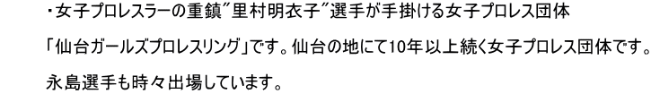 仙台ガールズプロレスリングの説明